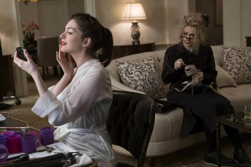 Anne Hathaway (L) and Helena Bonham Carter in Ocean's 8. Warner Bros.