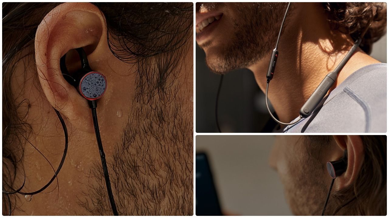 OnePlus Bullets Wireless wearing earphones1