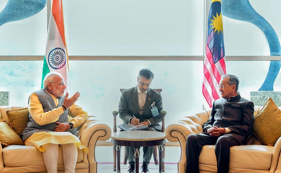 Modi and Mahathir Mohammad had a productive exchange of views on strengthening the strategic partnership. Modi also congratulated the new Malaysian leadership. Mahathir Mohammad, was sworn in as Malaysia's prime minister on 10 May. PTI Modi and Mahathir Mohammad had a productive exchange of views on strengthening the strategic partnership. Modi also congratulated the new Malaysian leadership. Mahathir Mohammad, was sworn in as Malaysia's prime minister on 10 May. PTI