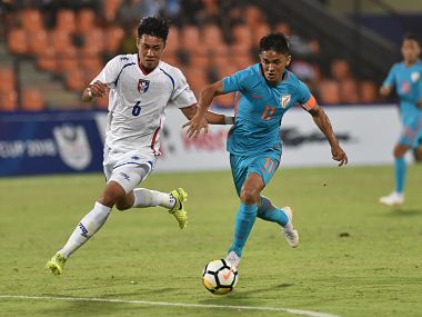 Intercontinental Cup: Captain Sunil Chhetri's hat-trick of goals guide India to 5-0 win over Chinese Taipei Intercontinental Cup: Captain Sunil Chhetri's hat-trick of goals guide India to 5-0 win over Chinese Taipei