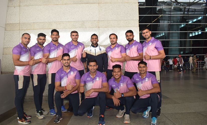 Indian kabaddi team for Kabaddi Masters Dubai. Image Courtesy: Star Sports