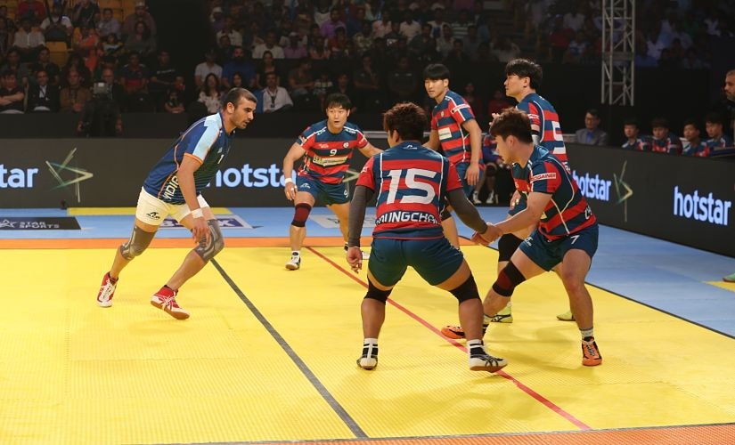 Ajay Thakur played a big part India's win over South Korea in the semi-finals. Image Courtesy: Star Sports
