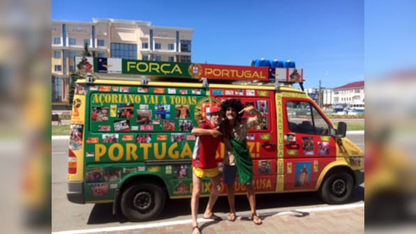 FIFA World Cup 2018: Portugal's die-hard fans drive 7000 kilometres from Lisbon to Saransk to see Cristiano Ronaldo and Co in action