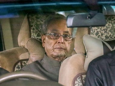 File image of former president Pranab Mukherjee. PTI