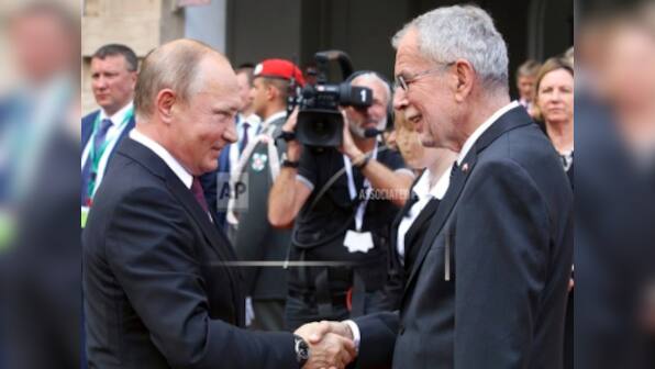 Russian president Vladimir Putin arrives in Austria amidst tense Russia-EU relations