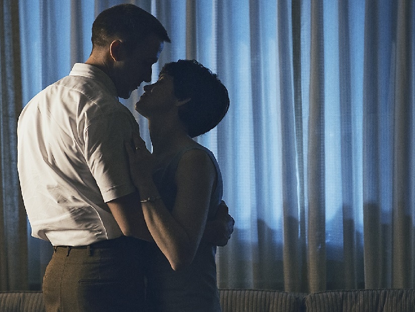 Ryan Gosling and Claire Foy in a still from the film. Universal Pictures