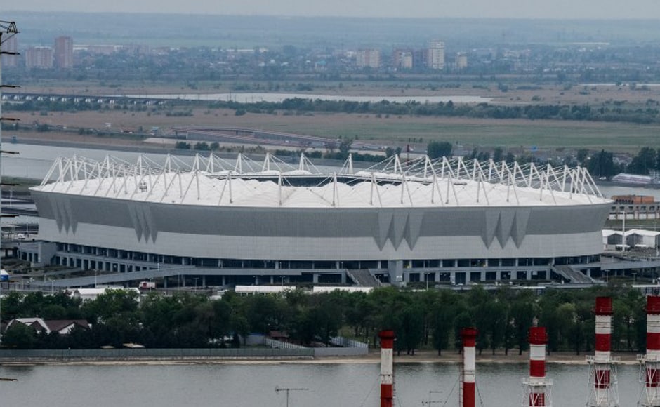 Rostov Arena: The stadium sits on the bank of the Don river and is planned to become the center of a vast new housing and leisure development after the World Cup. When the tournament is over, the stadium will be the new home of FC Rostov, which beat Bayern Munich in the Champions League group stage in 2016 but has since slipped back into the middle of the Russian standings. AFP Rostov Arena: The stadium sits on the bank of the Don river and is planned to become the center of a vast new housing and leisure development after the World Cup. When the tournament is over, the stadium will be the new home of FC Rostov, which beat Bayern Munich in the Champions League group stage in 2016 but has since slipped back into the middle of the Russian standings. AFP