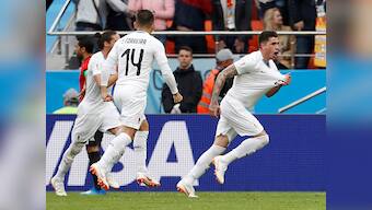 FIFA World Cup 2018: Jose Gimenez strikes late as Uruguay beat Mohamed Salah-less Egypt in Group A encounter