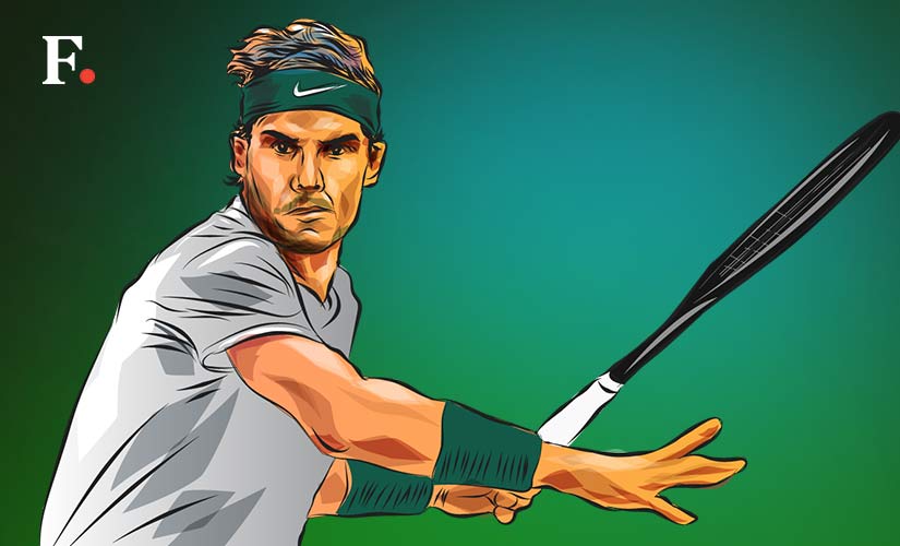 Rafael Nadal. Art by Rajan Gaikwad.
