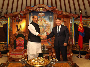 Rajnath Singh lauds Mongolia's '3rd neighbour' policy in Ulaanbaatar, reaffirms commitment to strengthen cultural bonds Rajnath Singh lauds Mongolia's '3rd neighbour' policy in Ulaanbaatar, reaffirms commitment to strengthen cultural bonds