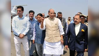 Congress claims Mehbooba Mufti govt transported 800 youths from Jammu for Rajnath Singh's function in Kashmir