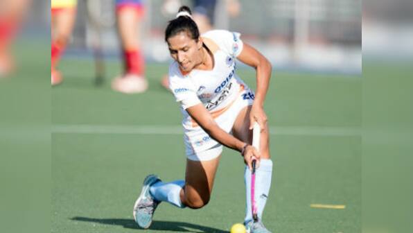 Skipper Rani Rampal's late strike hands India thrilling victory over Spain in five-match series