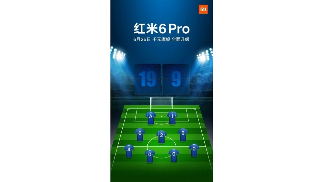 Redmi 6 Pro poster.