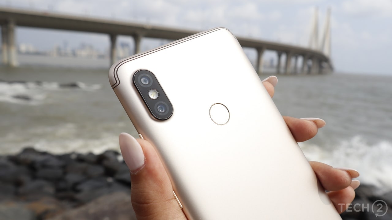 The Redmi Y2 gets a dual-camera setup which includes a 12 MP primary sensor and a 5 MP secondary sensor. Image: tech2/ Shomik Sen Bhattacharjee