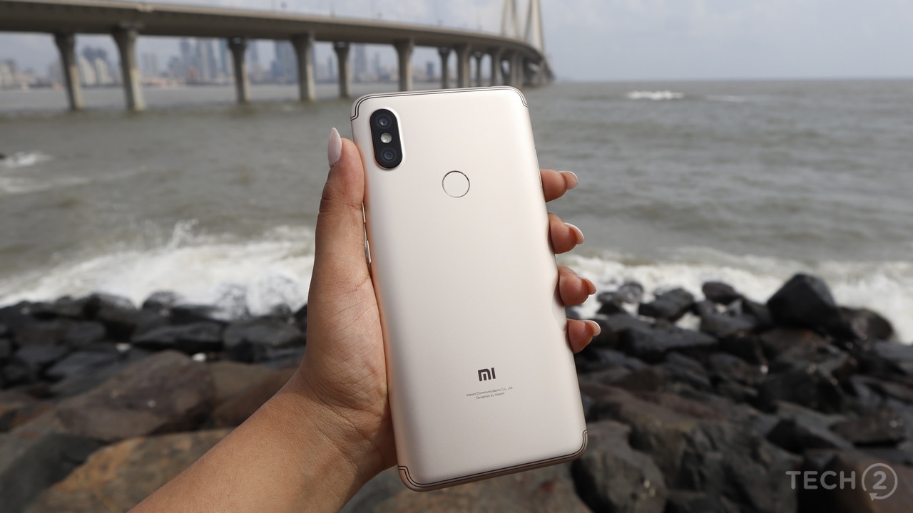 The back of the Redmi Y2 looks a lot like the Redmi Note 5 Pro. Image: tech2/ Shomik Sen Bhattacharjee