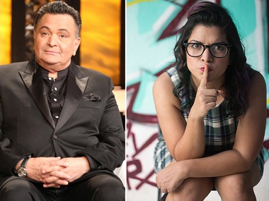 Rishi Kapoor abuses Twitter user for criticising Ranbir's Sanju; comedian Aditi Mittal says he spreads 'hate and misogyny' Rishi Kapoor abuses Twitter user for criticising Ranbir's Sanju; comedian Aditi Mittal says he spreads 'hate and misogyny'