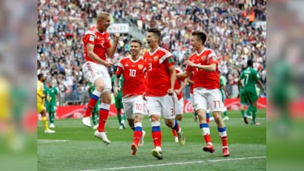 FIFA World Cup 2018: Denis Cheryshev shines as Russia thump Saudi Arabia 5-0 to launch campaign in style