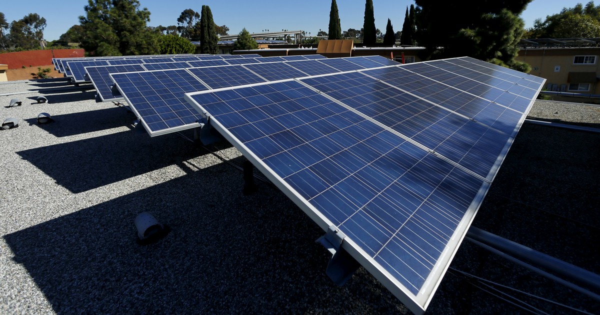 File image of solar panels. Reuters
