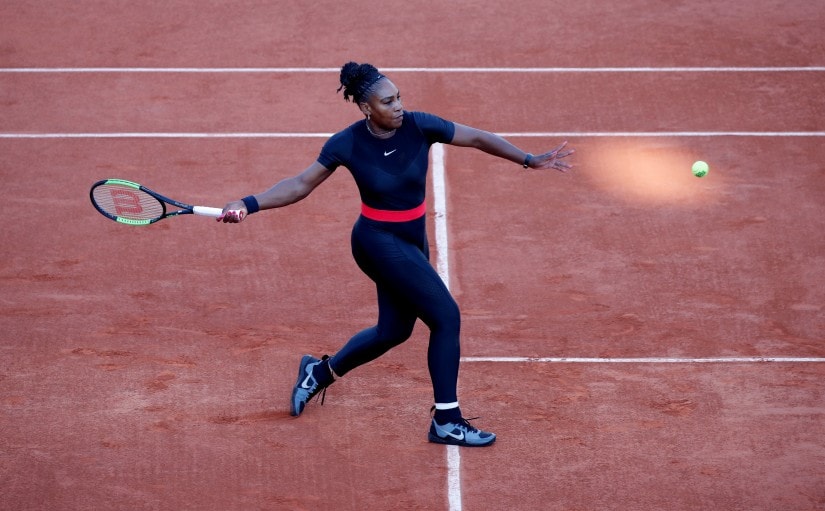 Serena Williams in action during her second round match against Australia's Ashleigh Barty at the French Open. Reuters