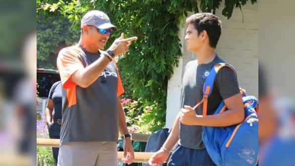 India vs Ireland: Arjun Tendulkar trains with visitors ahead of 1st T20I, gets tips from coach Ravi Shastri