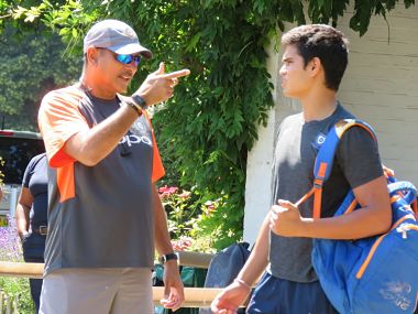 India vs Ireland: Arjun Tendulkar trains with visitors ahead of 1st T20I, gets tips from coach Ravi Shastri India vs Ireland: Arjun Tendulkar trains with visitors ahead of 1st T20I, gets tips from coach Ravi Shastri