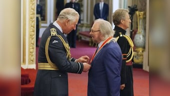Bee Gees singer Barry Gibb honoured with knighthood by Prince Charles at Buckingham Palace