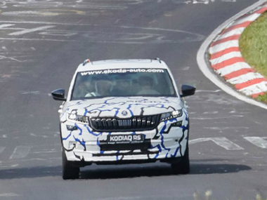 Skoda Kodiaq RS teased ahead of October launch to be priced around Rs 40 lakh in India Skoda Kodiaq RS teased ahead of October launch to be priced around Rs 40 lakh in India