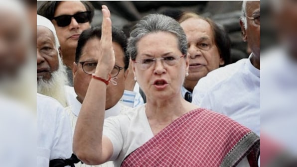 Sonia Gandhi leads Opposition MPs protest against Rafale deal on last day of Monsoon Session of Parliament