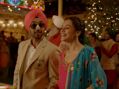Soorma: Diljit Dosanjh, Taapsee Pannu dance to lively bhangra beats in new song 'Good Man Di Laaltain' Soorma: Diljit Dosanjh, Taapsee Pannu dance to lively bhangra beats in new song 'Good Man Di Laaltain'