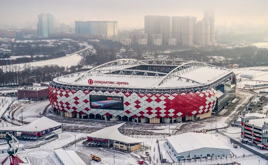 April 9, 2018, Moscow, Russia. The stadium of the Spartak football