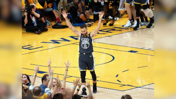 NBA Finals: Stephen Curry adds another signature moment to shooting legacy to put Warriors 2-0 up against Cavaliers