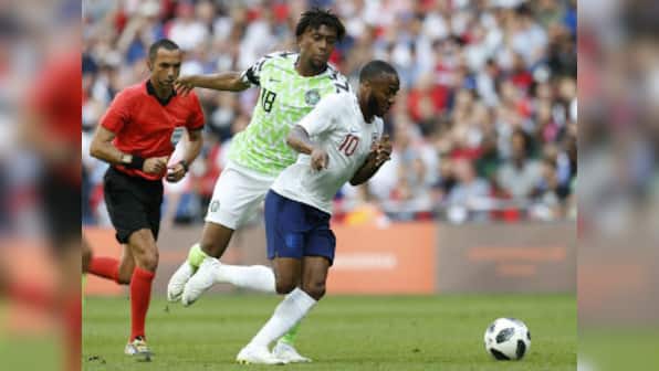 International friendlies: Raheem Sterling gets booked for diving as England edge past Nigeria at Wembley