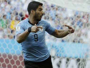 FIFA World Cup 2018: Luis Suarez's goal sends Uruguay into Round of 16, eliminates Saudi Arabia and Egypt FIFA World Cup 2018: Luis Suarez's goal sends Uruguay into Round of 16, eliminates Saudi Arabia and Egypt