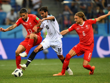 FIFA World Cup 2018: Switzerland advance to last-16 after draw against Costa Rica, face Sweden without Stephan Lichtsteiner FIFA World Cup 2018: Switzerland advance to last-16 after draw against Costa Rica, face Sweden without Stephan Lichtsteiner