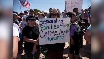 Mexico condemns 'inhuman' separation of families as US president Donald Trump defends policy on undocumented migrants