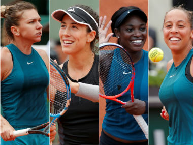 Simona Halep, Garbine Muguruza, Solane Stephens and Madison Keys. Agencies