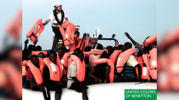 United Colors Benetton slammed by French NGO for featuring photograph of migrants in advertisement