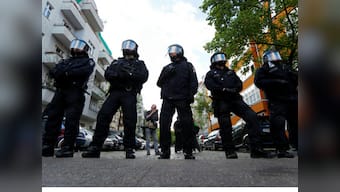 German police caution residents in Lautenbach after wild cats escape Berlin zoo