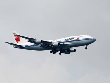 Aircraft suspected to be carrying Kim Jong-un. Reuters