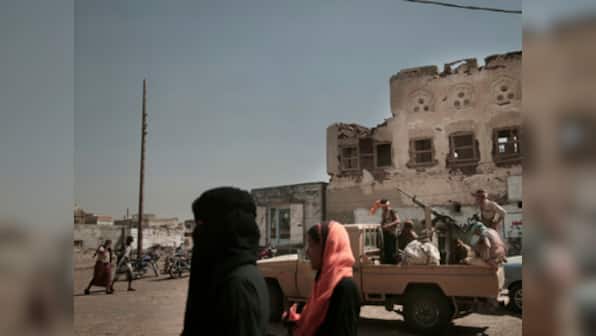 Saudi-led coalition forces seize control of Hodeida international airport to retake city from Iran-backed Houthi rebels