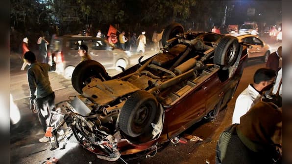 Five people killed, eight injured in Uttar Pradesh's Maharajganj after pick-up vehicle hits stationary truck