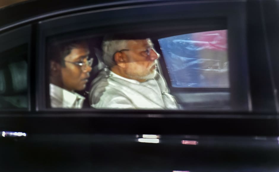 Prime Minister Narendra Modi leaves after visiting former prime minister Atal Bihari Vajpayee at AIIMS. PTI Prime Minister Narendra Modi leaves after visiting former prime minister Atal Bihari Vajpayee at AIIMS. PTI