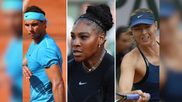 French Open 2018: Serena Williams battles through to third round; Rafael Nadal, Maria Sharapova advance