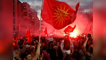 Macedonia naming dispute: 4,000 protesters in Greece's Thessaloniki march with banners calling politicians 'traitors'