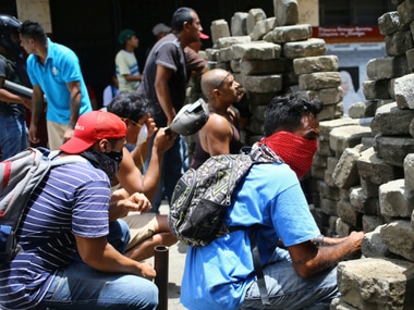 Protesters in Nicaragua. Reuters