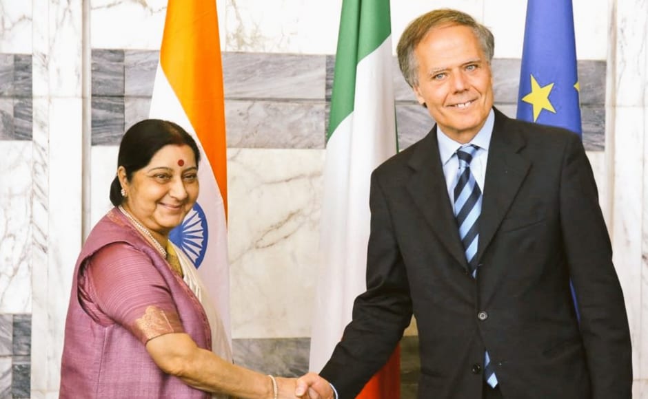 She also met with the Foreign Minister of Italy Enzo Moavero Milanesi on the same day and exchanged views on regional and global issues of mutual interest. Twitter/@MEAIndia She also met with the Foreign Minister of Italy Enzo Moavero Milanesi on the same day and exchanged views on regional and global issues of mutual interest. Twitter/@MEAIndia