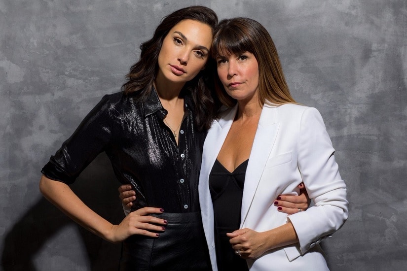 Gal Gadot (L) and Patty Jenkins. Image via Twitter