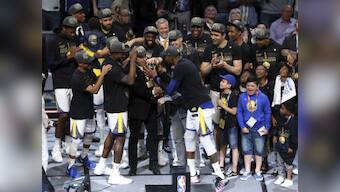 NBA Finals: Golden State Warriors rout Cleveland Cavaliers to complete clean sweep and claim third title in four seasons