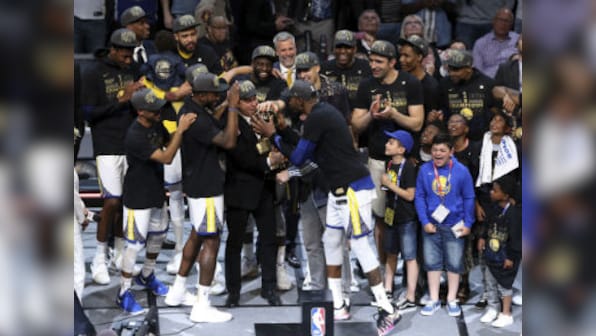 NBA Finals: Golden State Warriors rout Cleveland Cavaliers to complete clean sweep and claim third title in four seasons