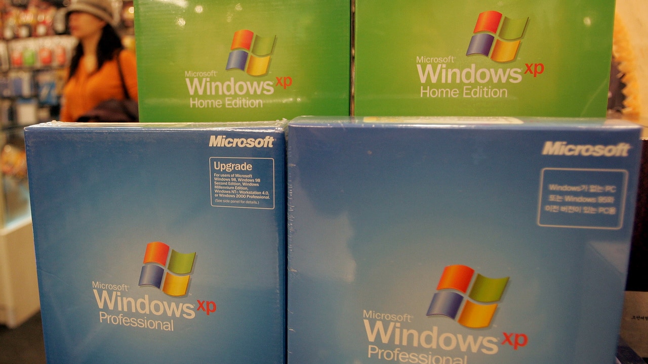 Microsoft Windows XP software products. Reuters